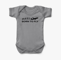 Thumbnail for Born To Fly Designed Baby Bodysuits
