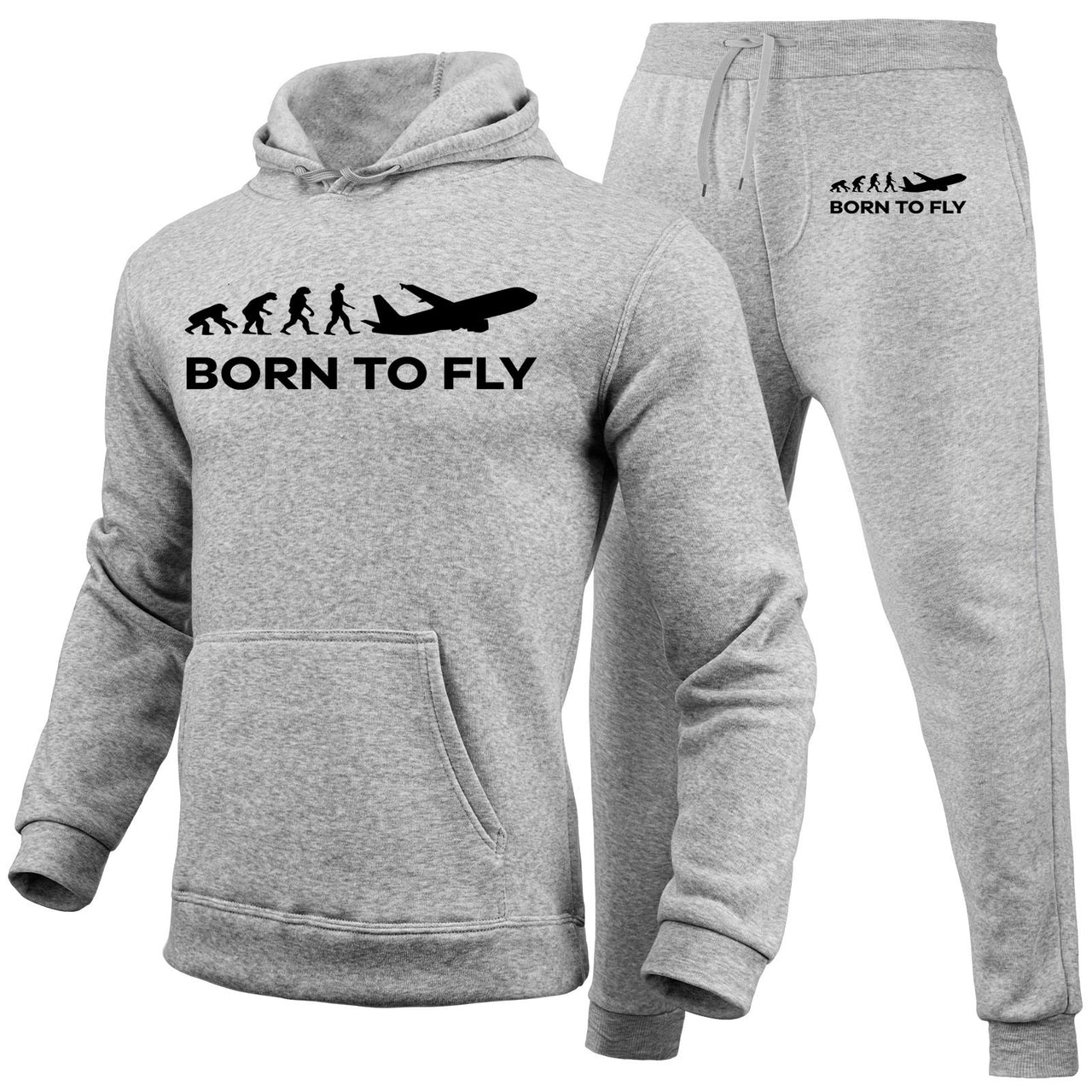 Born To Fly Designed Hoodies & Sweatpants Set