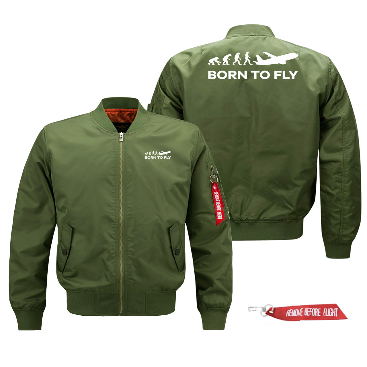 Born To Fly Designed Pilot Jackets (Customizable)