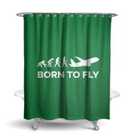 Thumbnail for Born To Fly Designed Shower Curtains