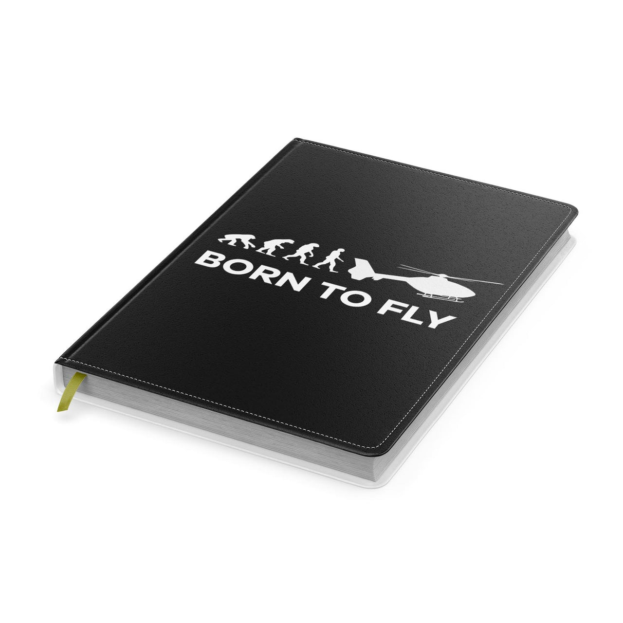 Born To Fly Helicopter Designed Notebooks
