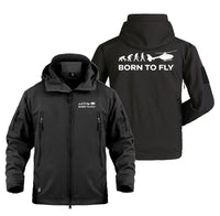 Thumbnail for Born To Fly Helicopter Designed Military Jackets (Customizable)