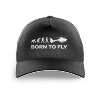 Thumbnail for Born To Fly Helicopter Printed Hats