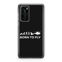 Thumbnail for Born To Fly Helicopter Designed Huawei Cases