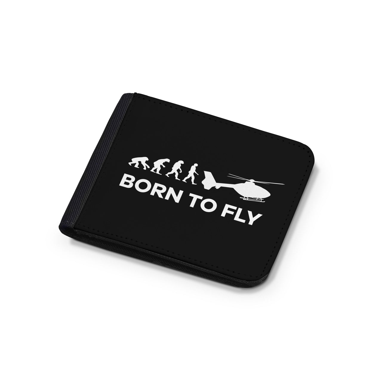Born To Fly Helicopter Designed Wallets