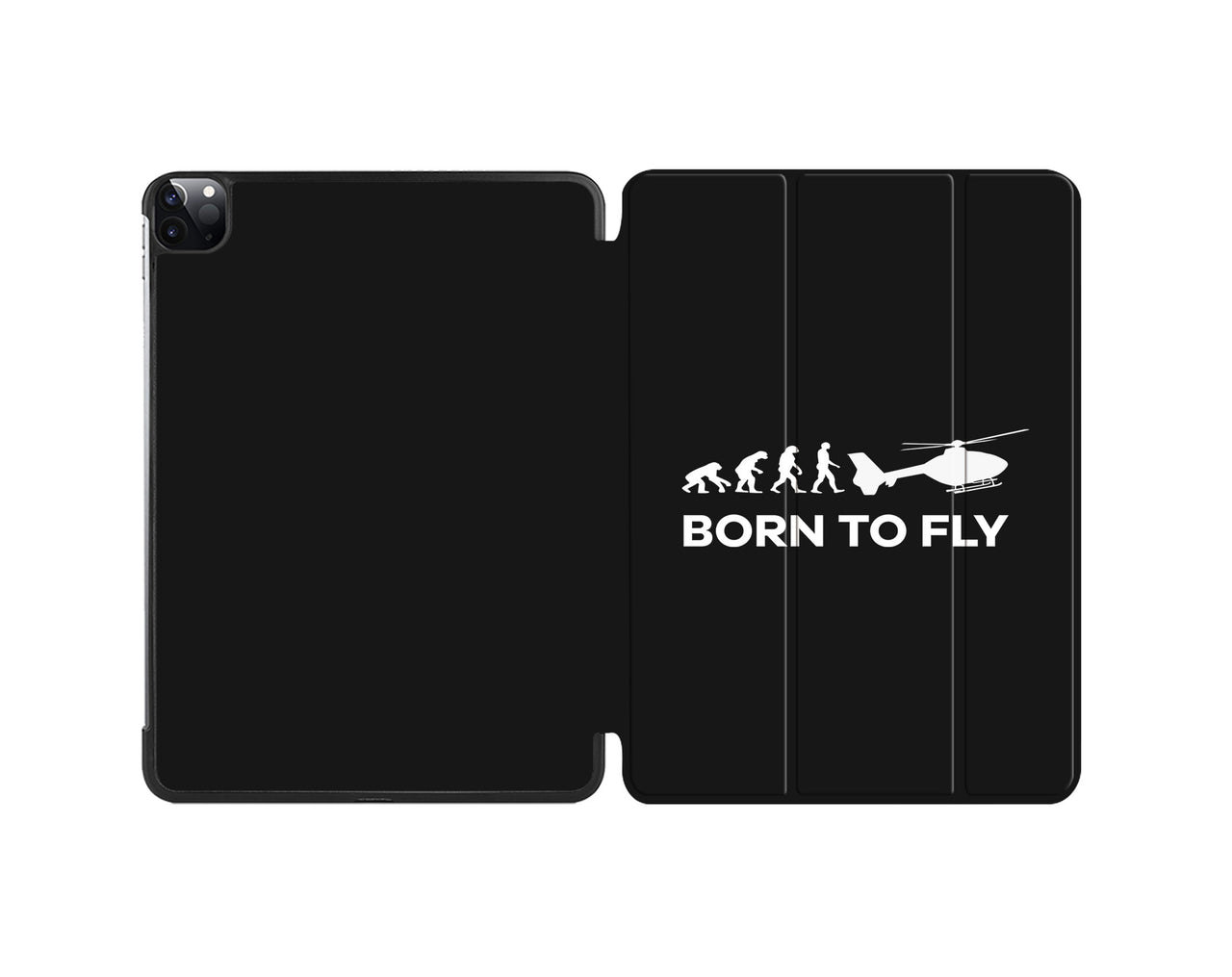 Born To Fly Helicopter Designed Designed iPad Cases