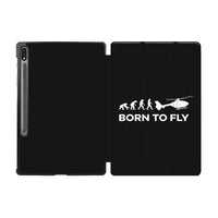 Thumbnail for Born To Fly Helicopter Designed Samsung Tablet Cases