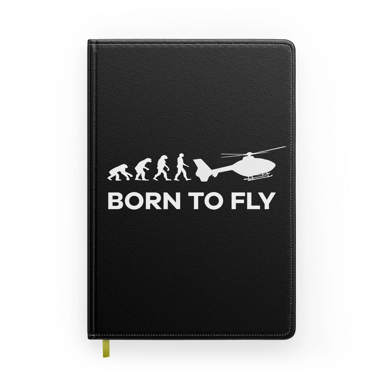 Born To Fly Helicopter Designed Notebooks