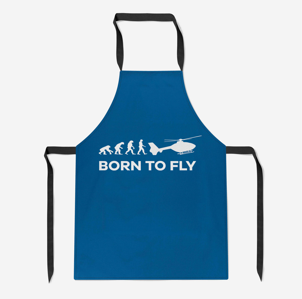 Born To Fly Helicopter Designed Kitchen Aprons