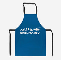 Thumbnail for Born To Fly Helicopter Designed Kitchen Aprons