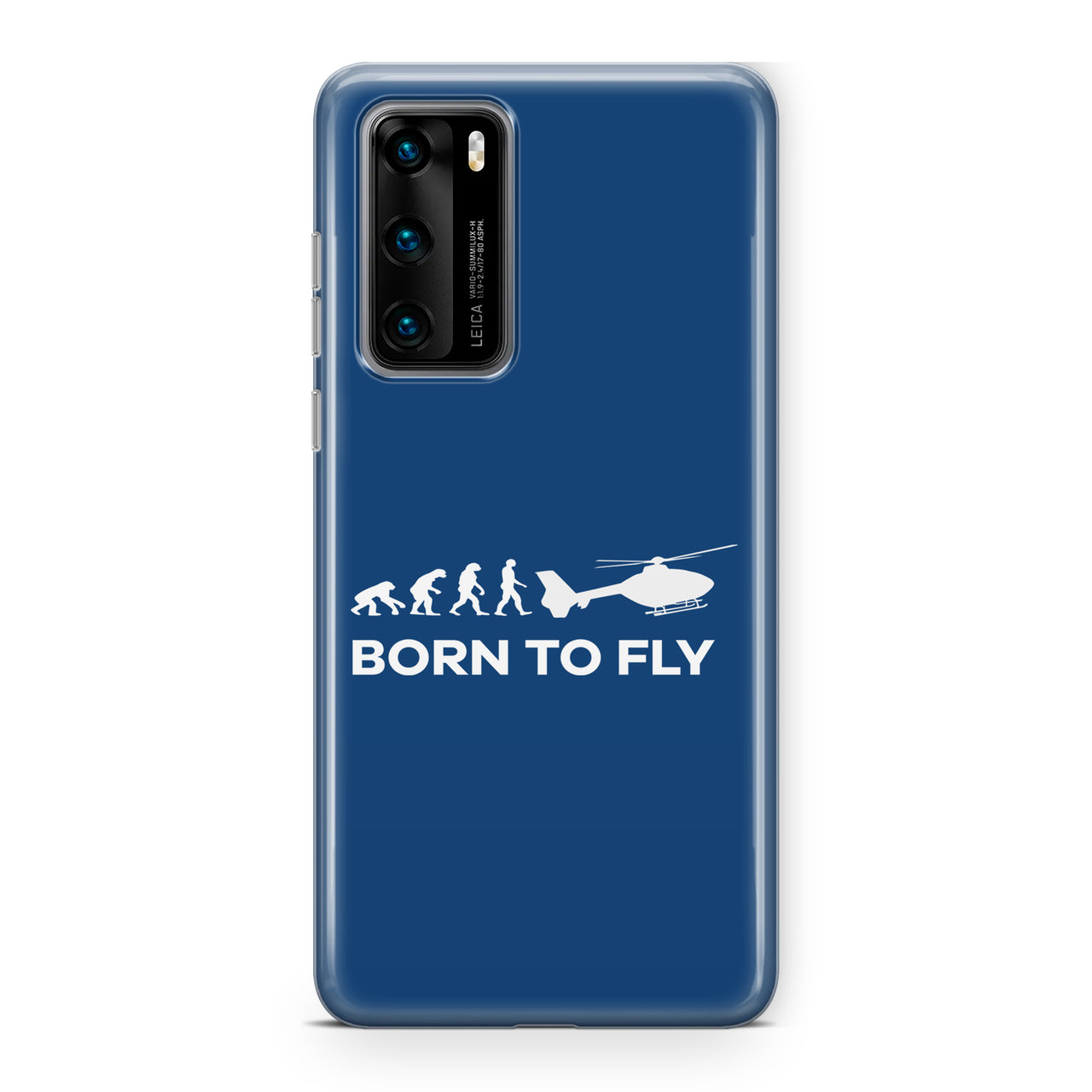 Born To Fly Helicopter Designed Huawei Cases