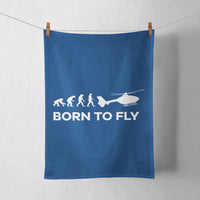 Thumbnail for Born To Fly Helicopter Designed Towels