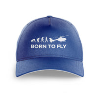 Thumbnail for Born To Fly Helicopter Printed Hats