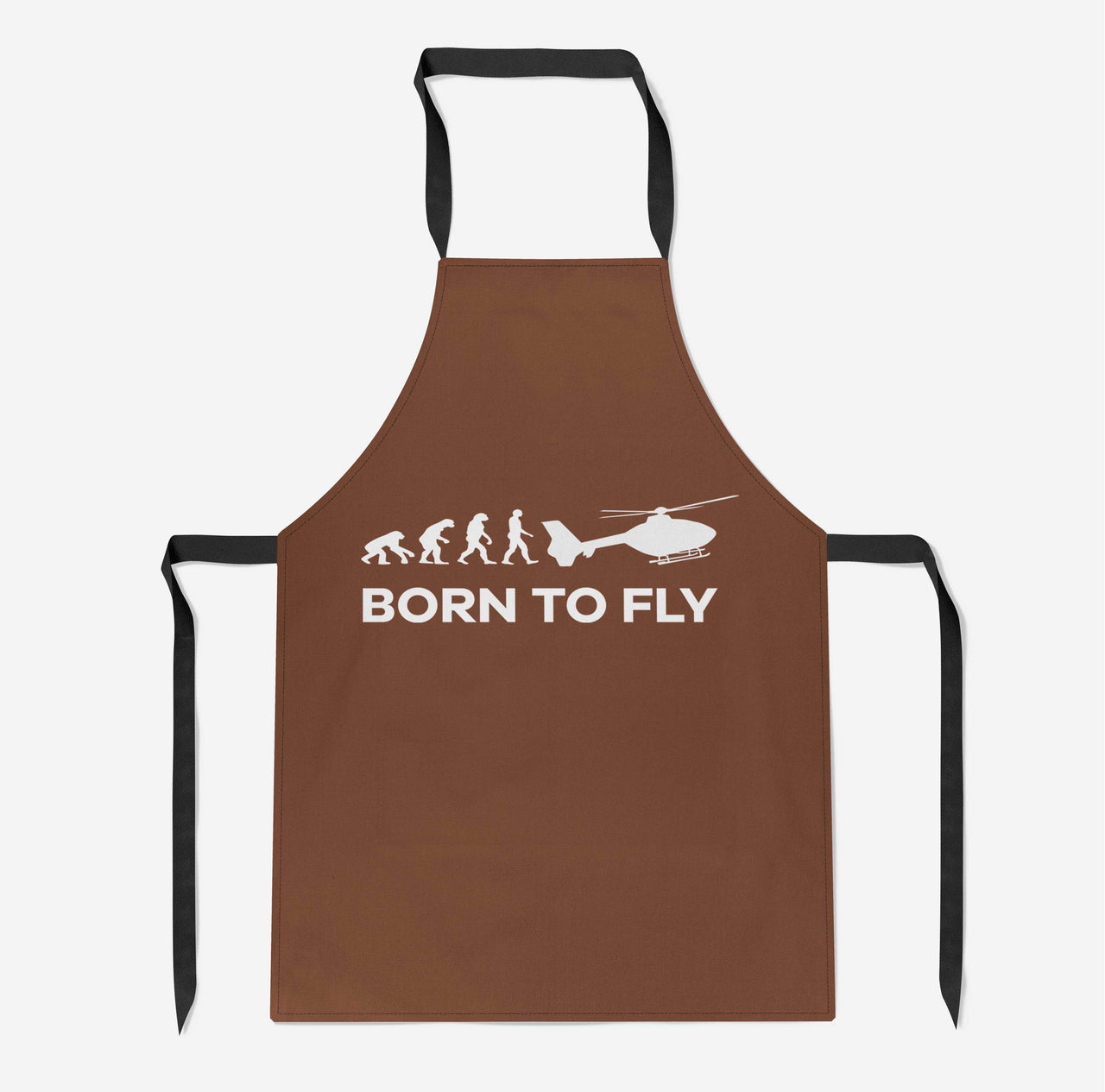 Born To Fly Helicopter Designed Kitchen Aprons