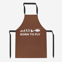 Thumbnail for Born To Fly Helicopter Designed Kitchen Aprons
