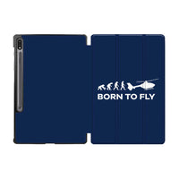 Thumbnail for Born To Fly Helicopter Designed Samsung Tablet Cases