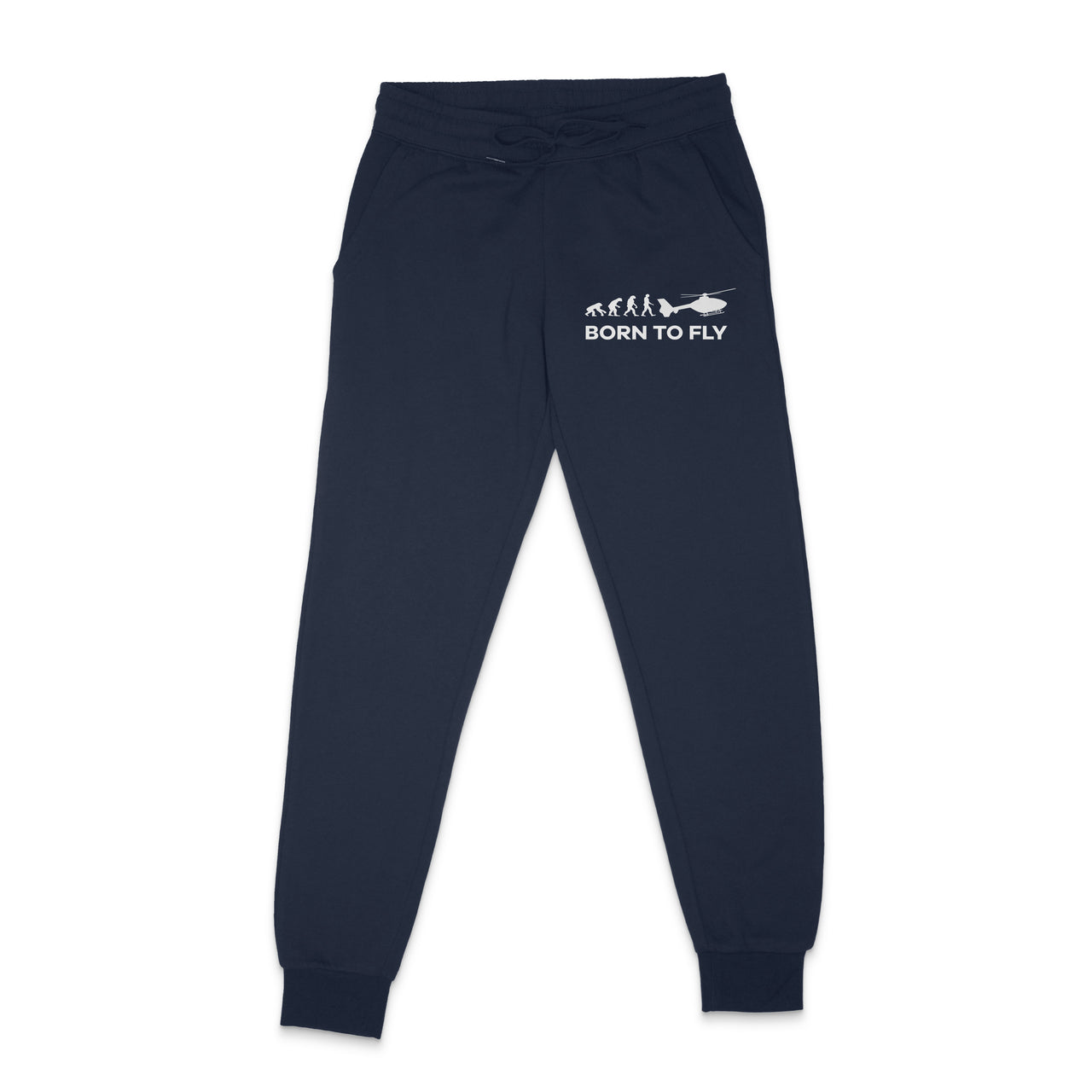 Born To Fly Helicopter Designed Sweatpants