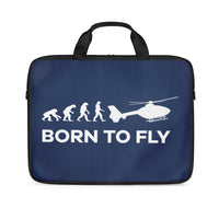 Thumbnail for Born To Fly Helicopter Designed Laptop & Tablet Bags