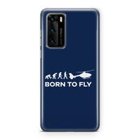 Thumbnail for Born To Fly Helicopter Designed Huawei Cases