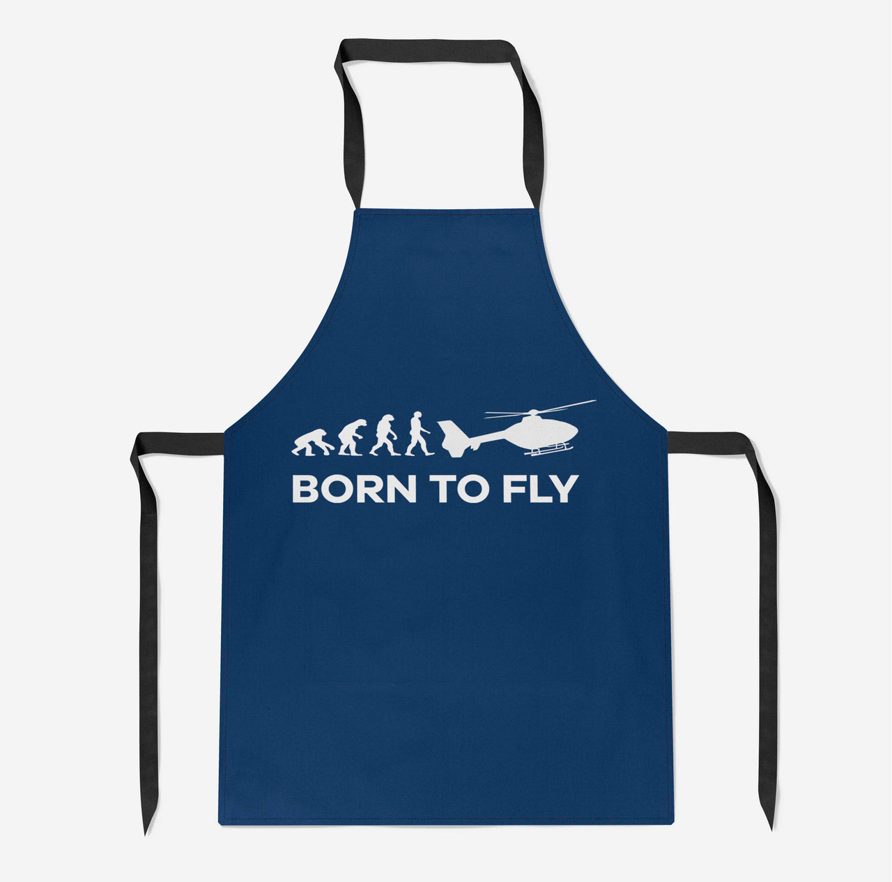 Born To Fly Helicopter Designed Kitchen Aprons
