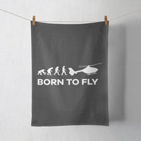 Thumbnail for Born To Fly Helicopter Designed Towels