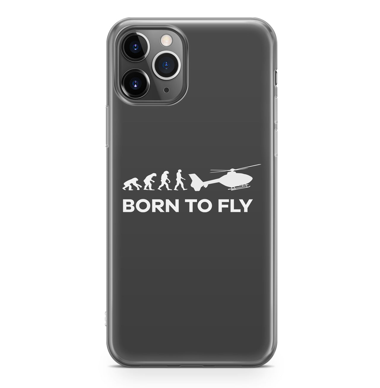 Born To Fly Helicopter Designed iPhone Cases