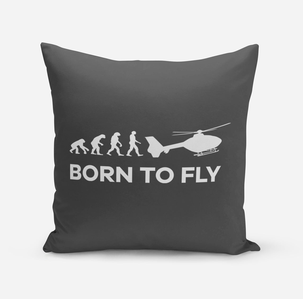 Born To Fly Helicopter Designed Pillows