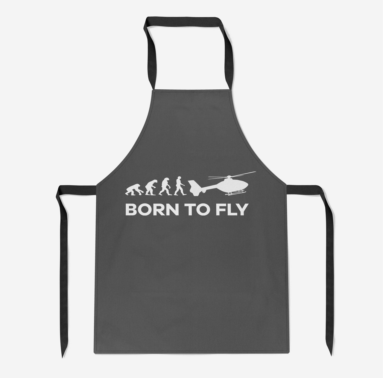 Born To Fly Helicopter Designed Kitchen Aprons