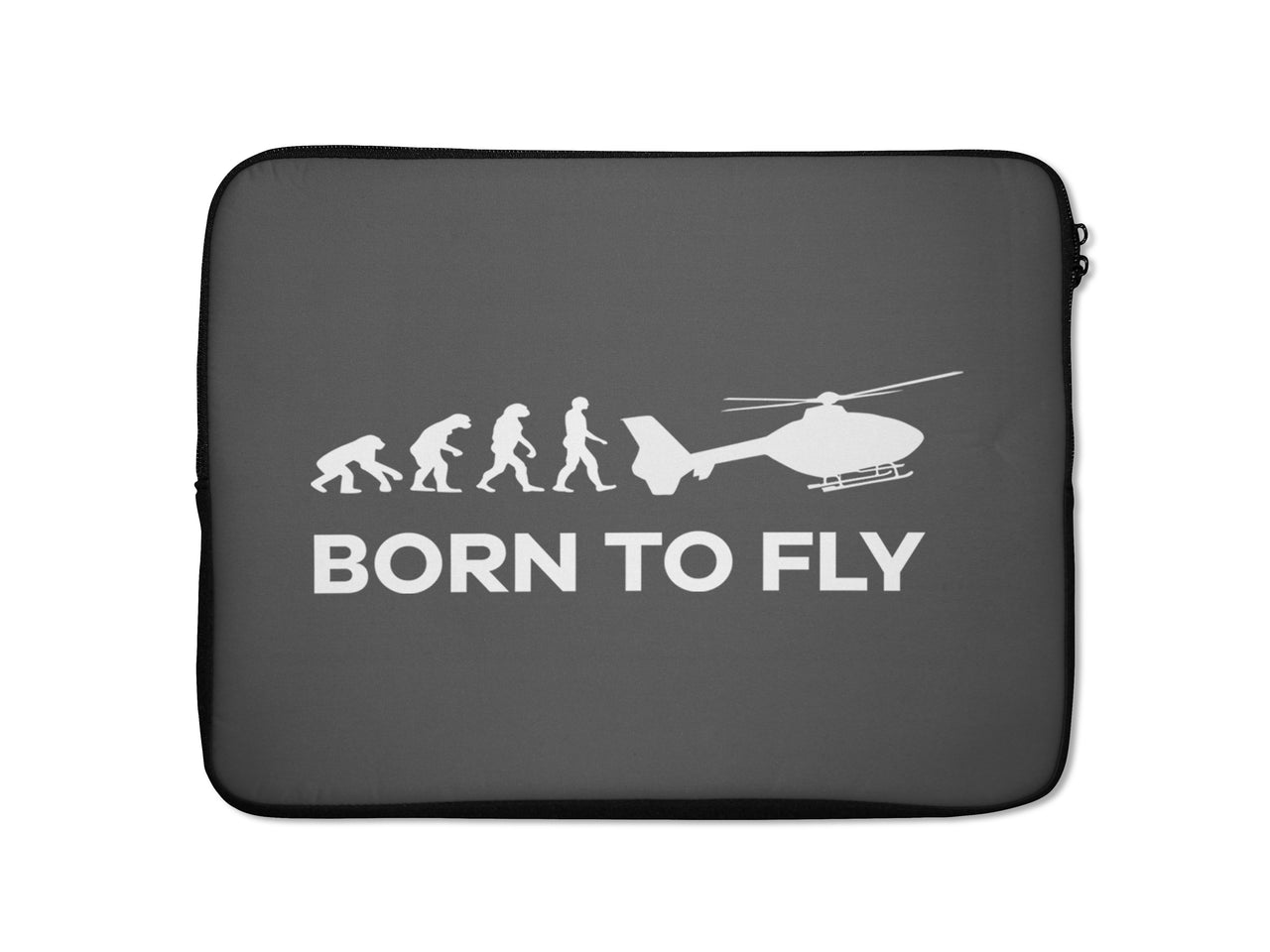 Born To Fly Helicopter Designed Laptop & Tablet Cases