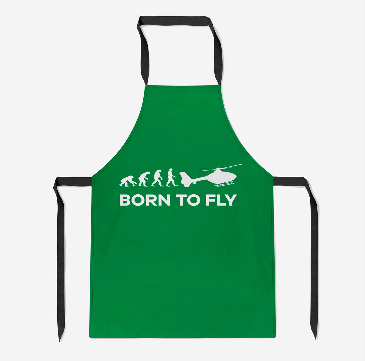 Born To Fly Helicopter Designed Kitchen Aprons