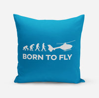 Thumbnail for Born To Fly Helicopter Designed Pillows