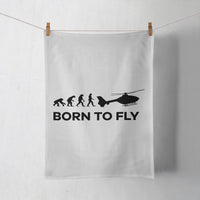 Thumbnail for Born To Fly Helicopter Designed Towels