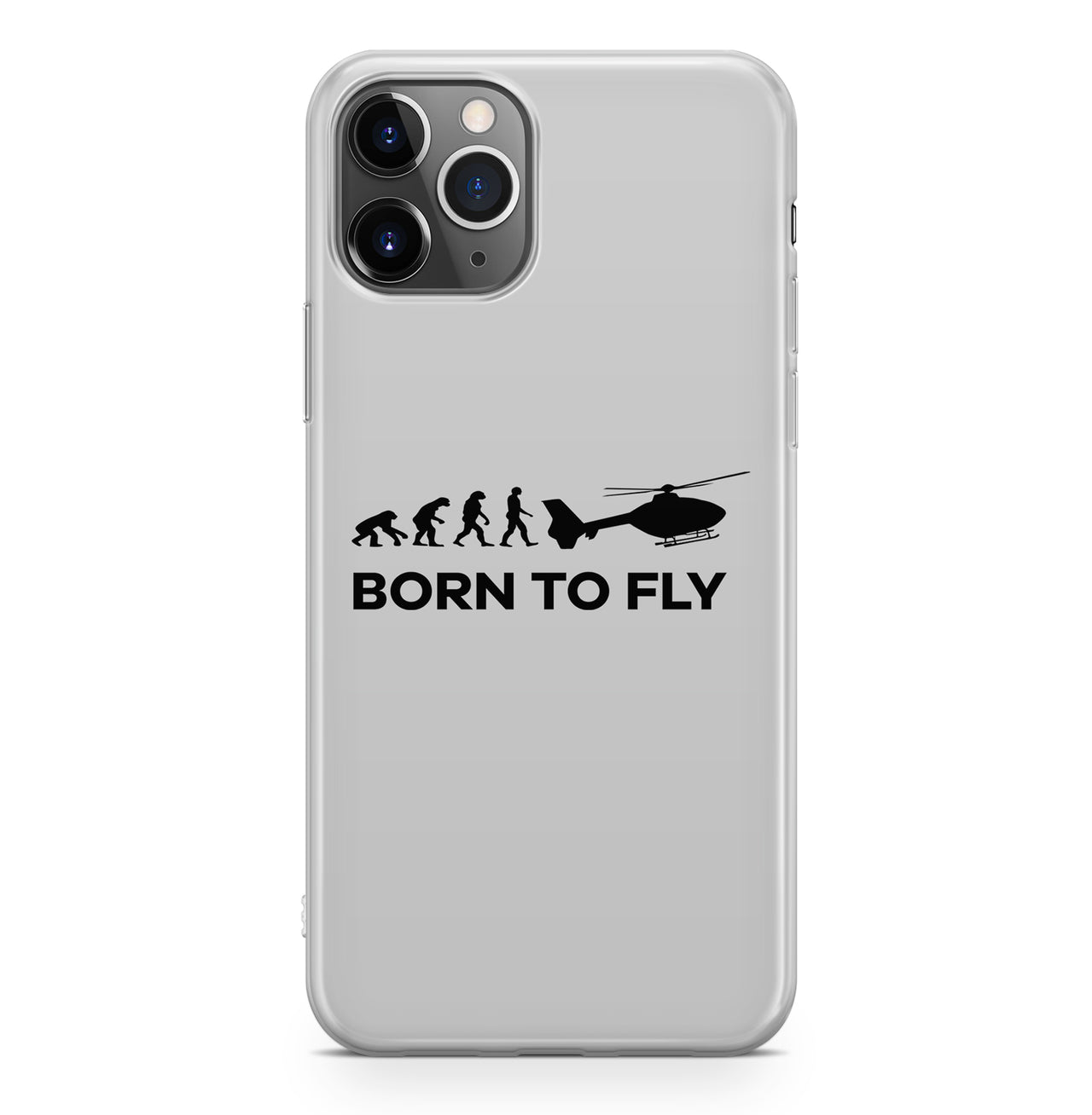 Born To Fly Helicopter Designed iPhone Cases