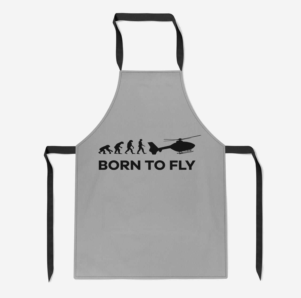 Born To Fly Helicopter Designed Kitchen Aprons