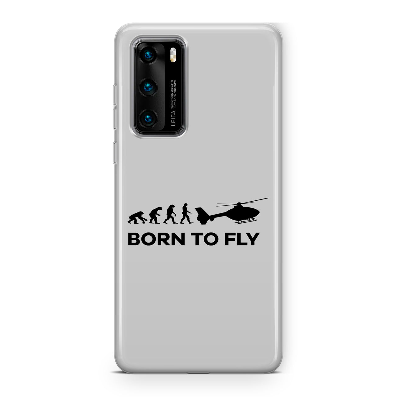 Born To Fly Helicopter Designed Huawei Cases