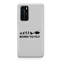Thumbnail for Born To Fly Helicopter Designed Huawei Cases