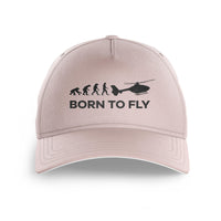 Thumbnail for Born To Fly Helicopter Printed Hats