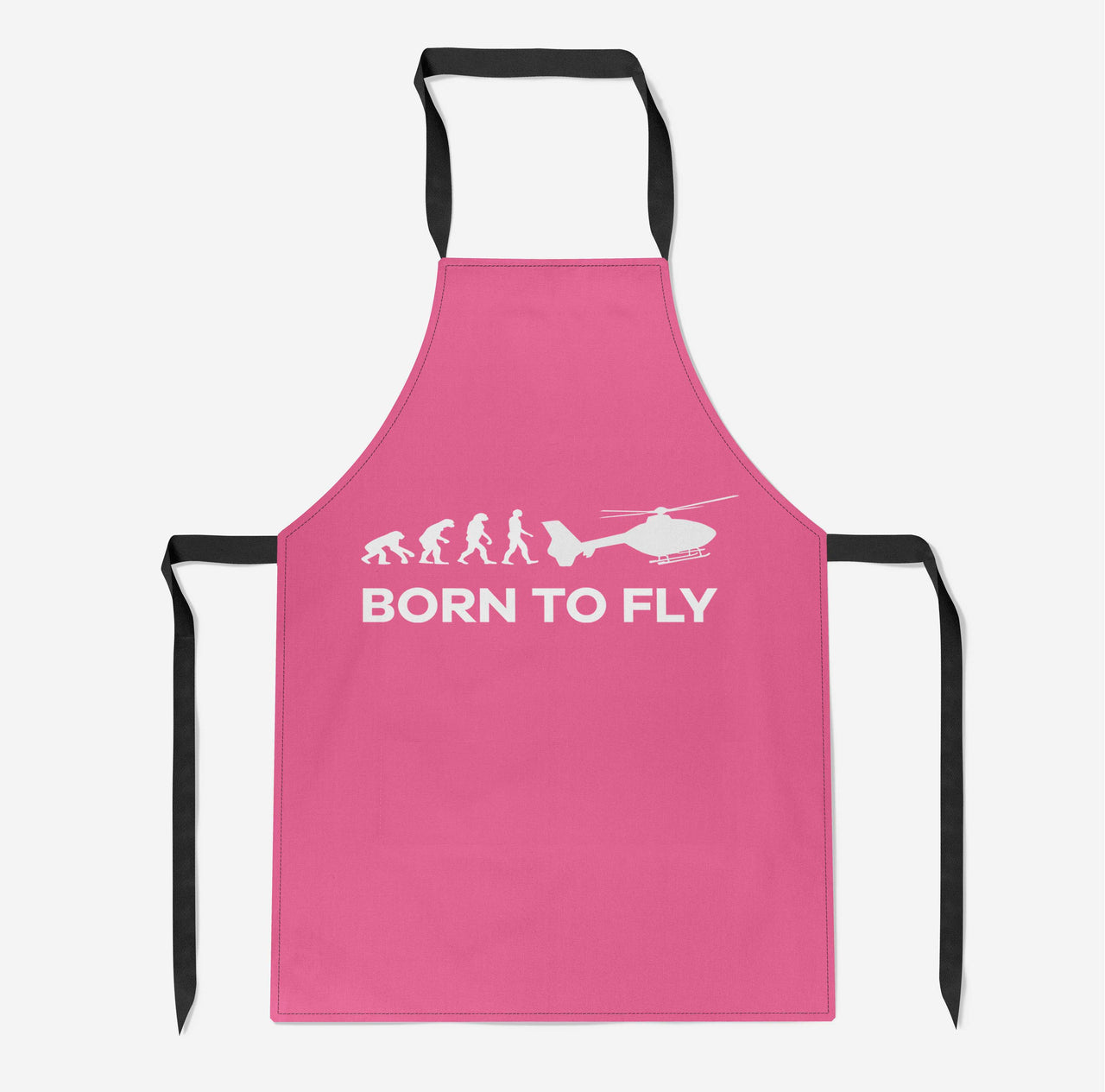 Born To Fly Helicopter Designed Kitchen Aprons
