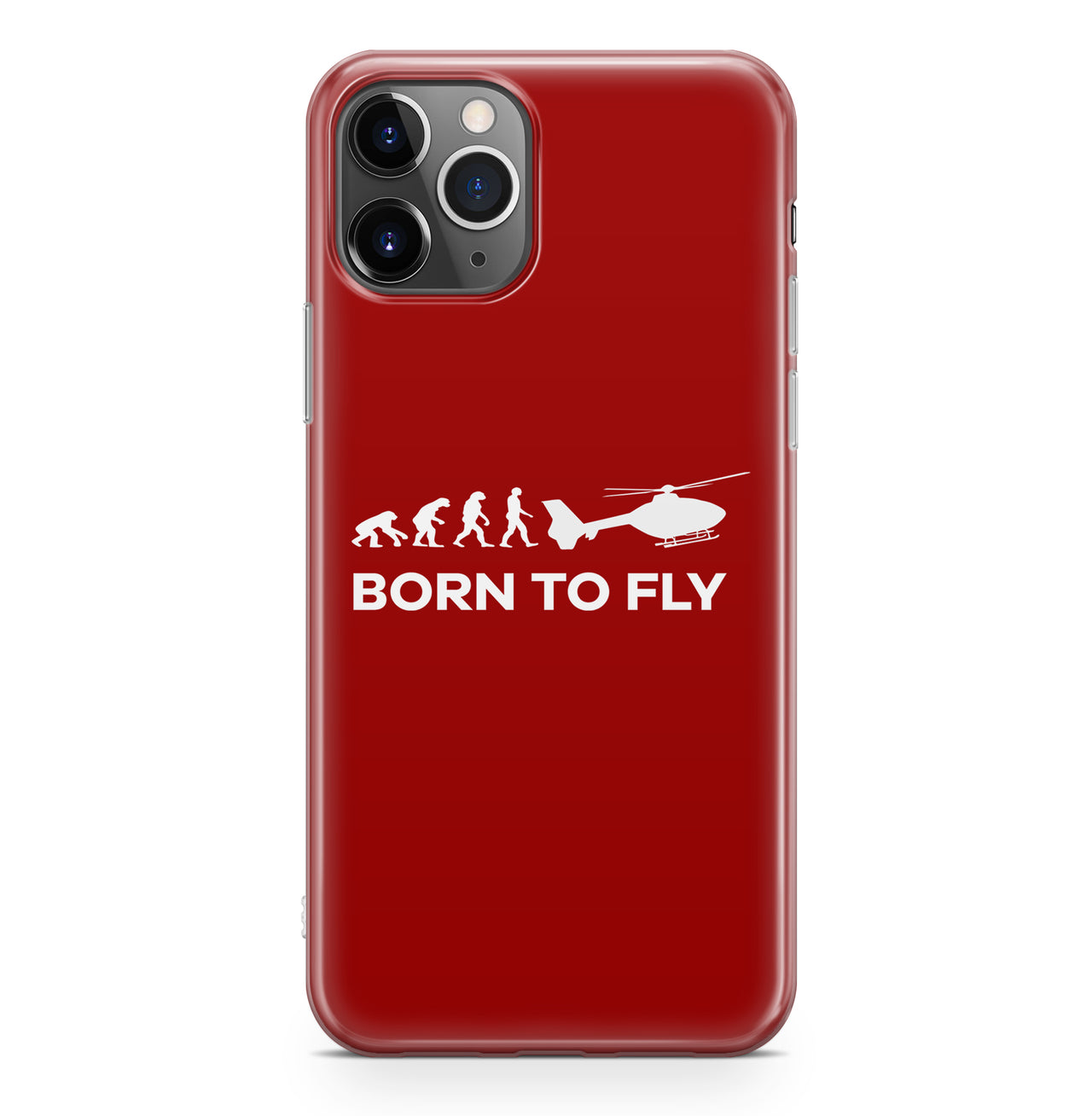 Born To Fly Helicopter Designed iPhone Cases