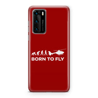 Thumbnail for Born To Fly Helicopter Designed Huawei Cases