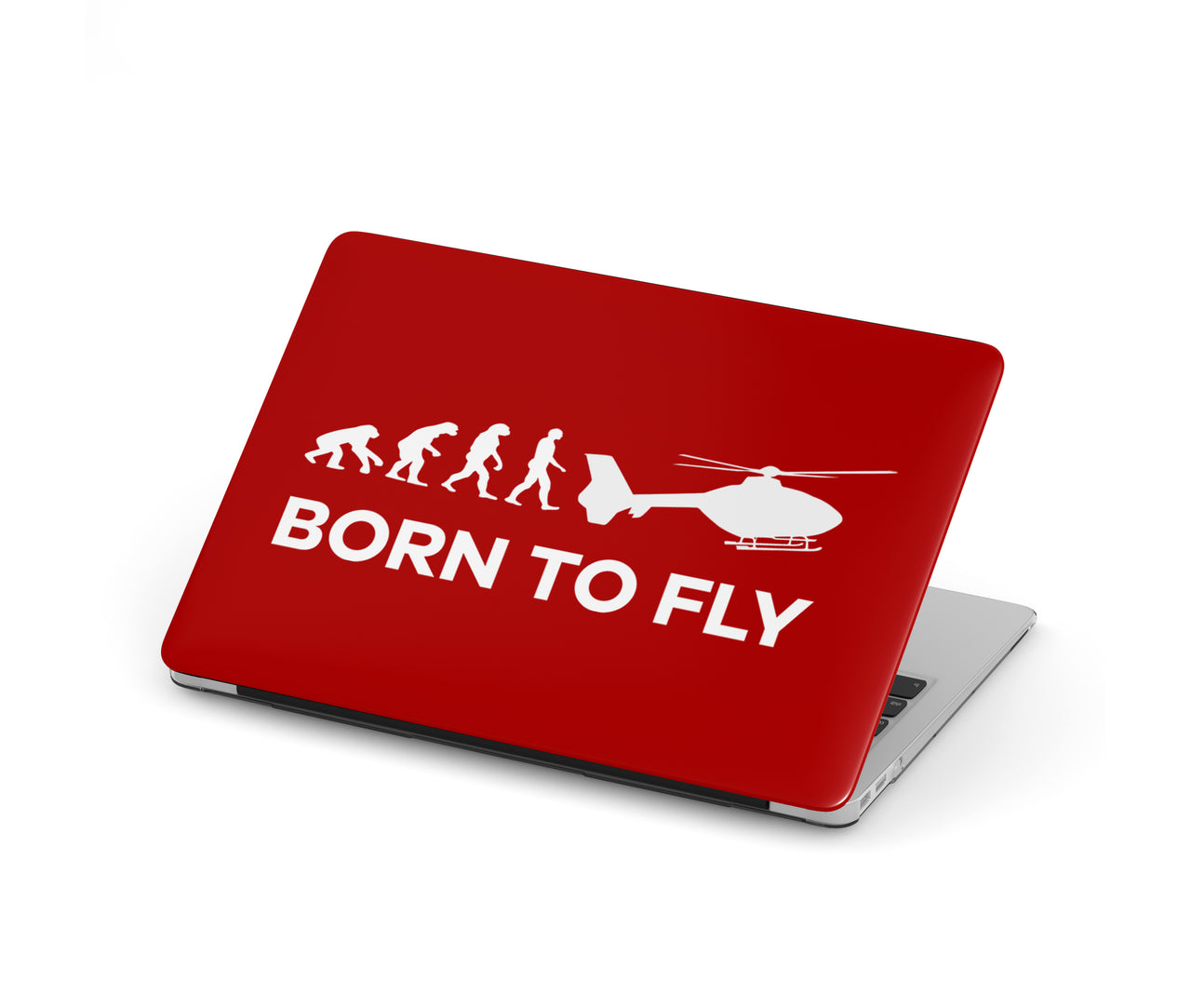 Born To Fly Helicopter Designed Macbook Cases