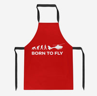 Thumbnail for Born To Fly Helicopter Designed Kitchen Aprons