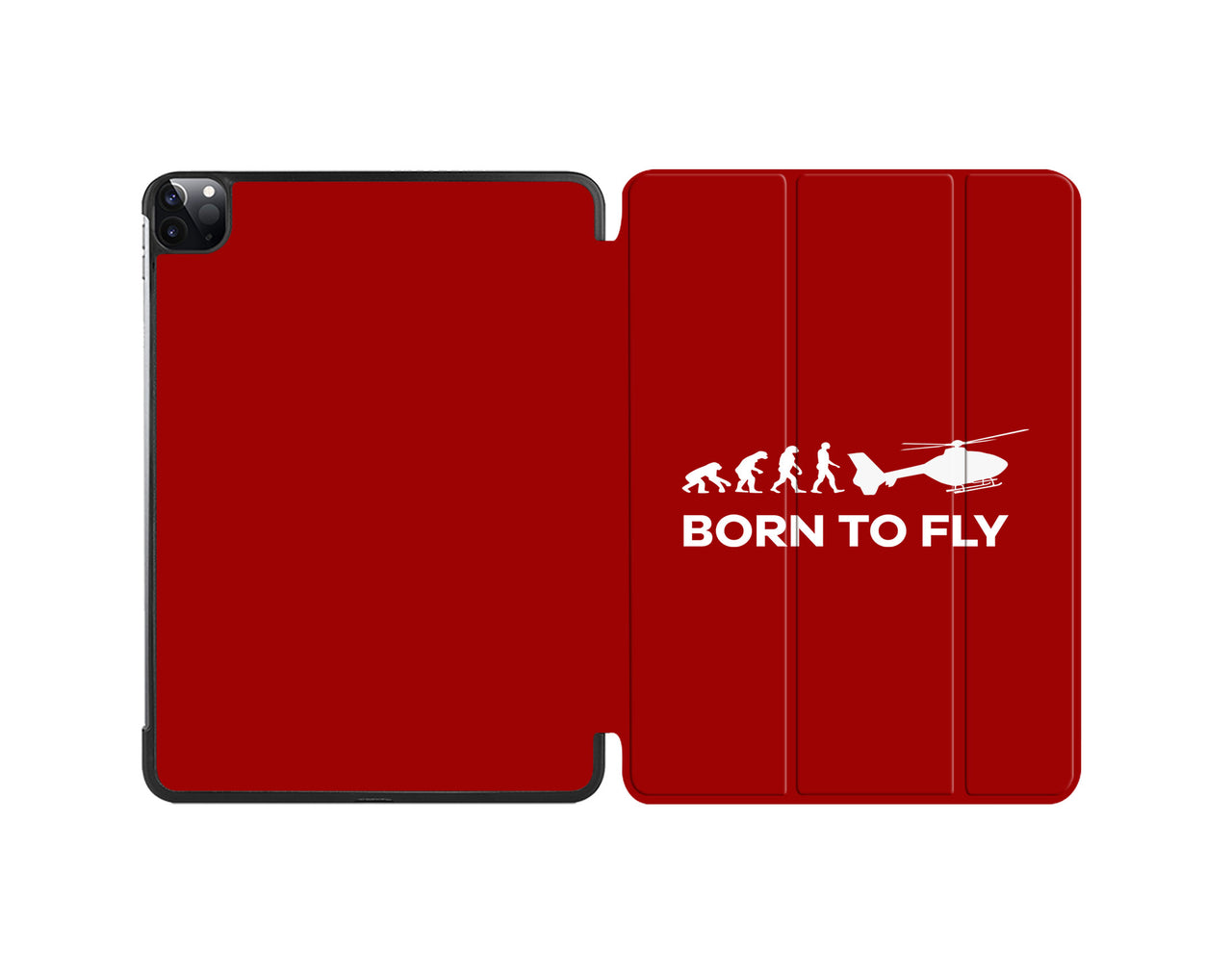 Born To Fly Helicopter Designed Designed iPad Cases