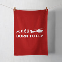 Thumbnail for Born To Fly Helicopter Designed Towels