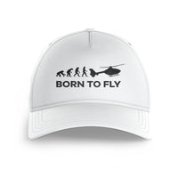 Thumbnail for Born To Fly Helicopter Printed Hats