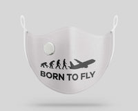Thumbnail for Born To Fly Designed Face Masks