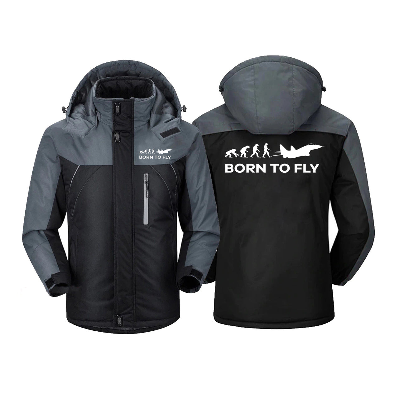 Born To Fly Military Designed Thick Winter Jackets