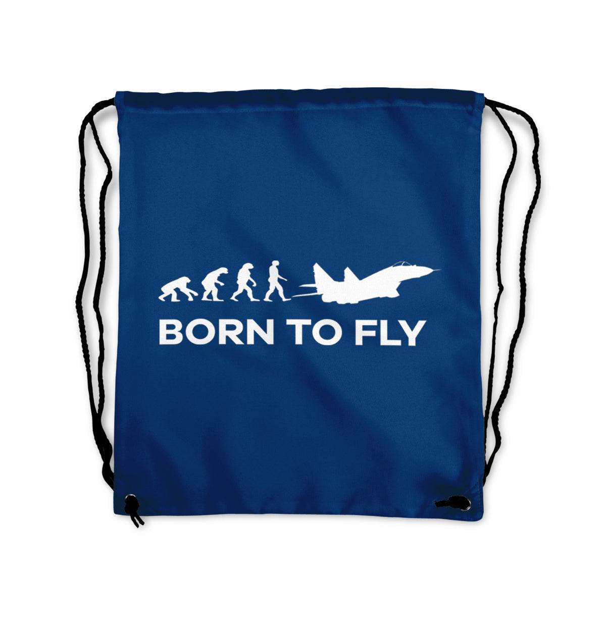 Born To Fly Military Designed Drawstring Bags