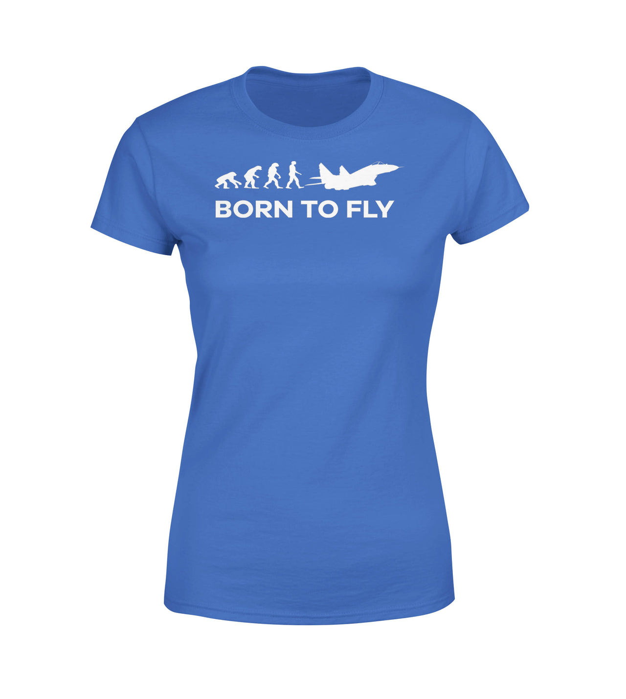 Born To Fly Military Designed Women T-Shirts