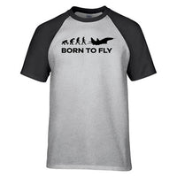 Thumbnail for Born To Fly Military Designed Raglan T-Shirts